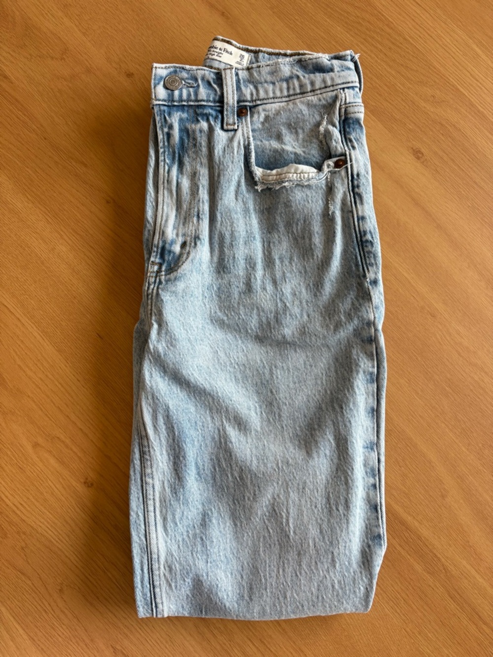 Abercrombie ultra high rise 90s straight jeans